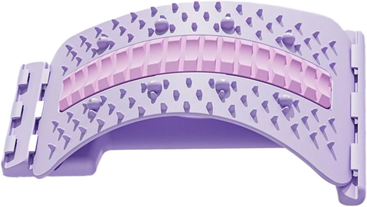 Rug Cracker - Massage Hulpmiddel - Houding Corrigeren - Instelbare Steun - 38x25 cm - Zwart