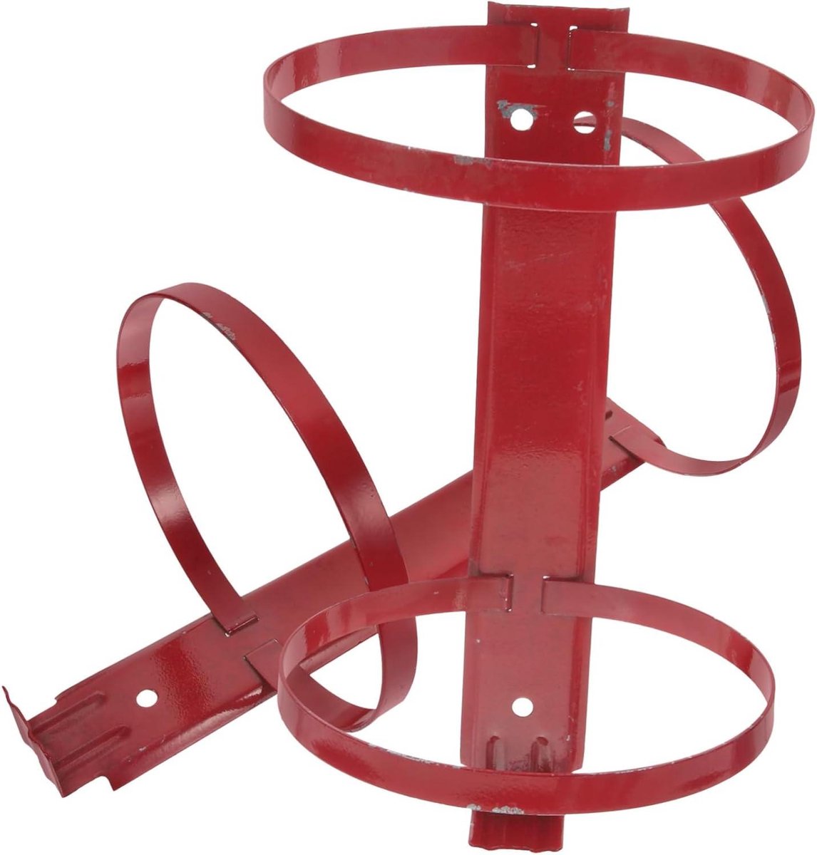 Brandblusser Bevestigingsset - Brandblusser Houder - Snelle Toegang - Stevige Staalconstructie - 27.7x15x15CM - Rood