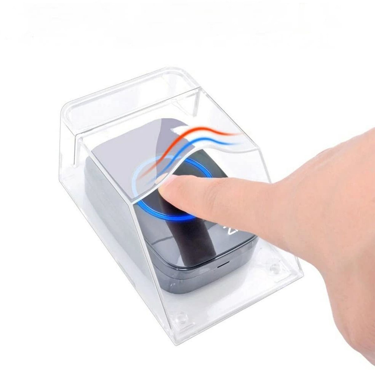 Dailygoody - Waterdichte Deurbel Cover - Transparant - Beschermende Hoes - Spatwaterdicht - Draadloze Smart Deurbel - Geschikt voor Slecht Weer - 5-zi...
