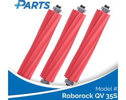 Roborock QV 35S Borstels (3 Stuks, Plus.Parts® alternatief voor 8.02.0079)