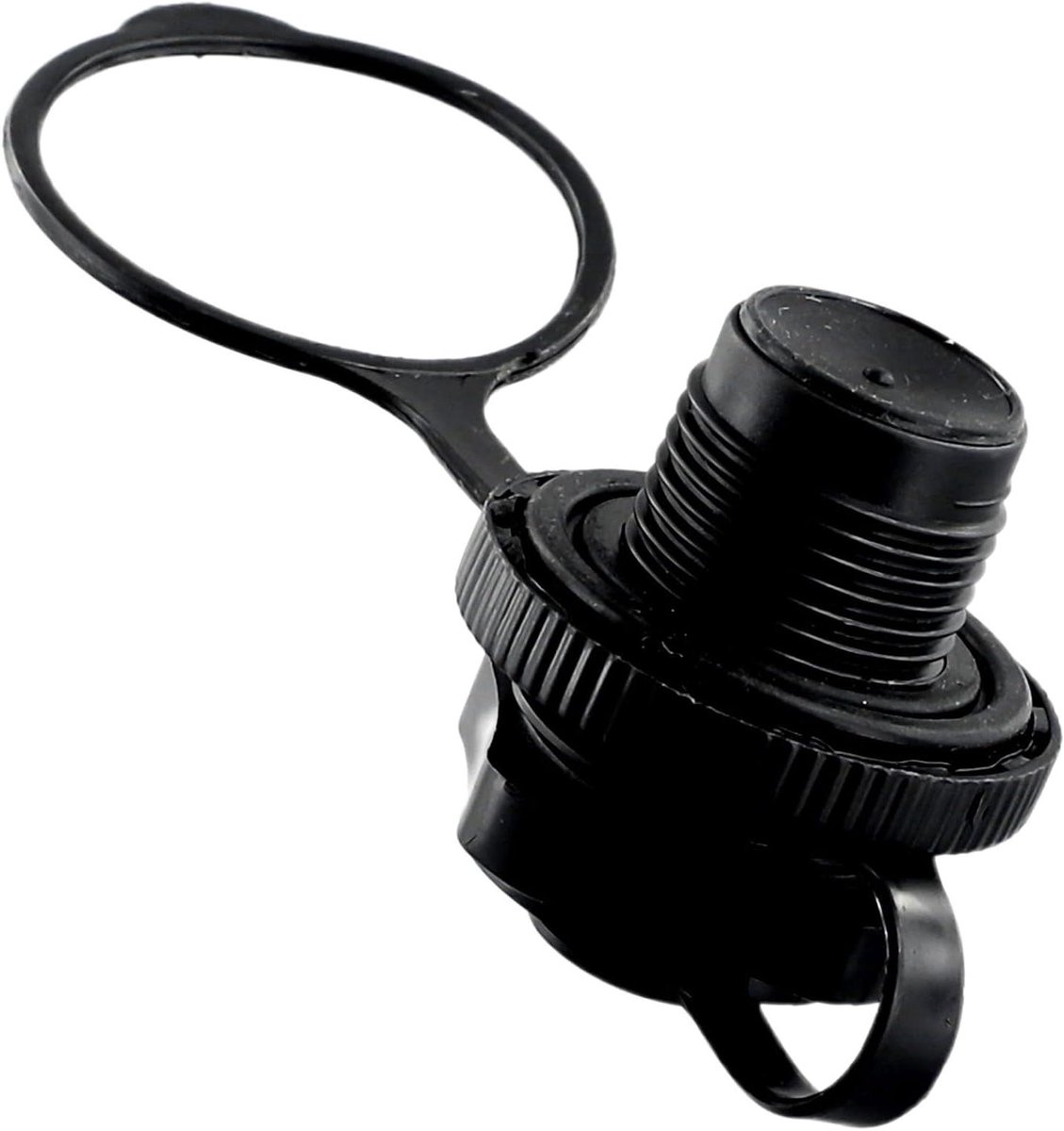 Vervangingsventiel - Lucht Schroef - Opblaasbare Boot - Precieze 22mm Pasvorm - 5 x 2 x 1 cm - Zwart