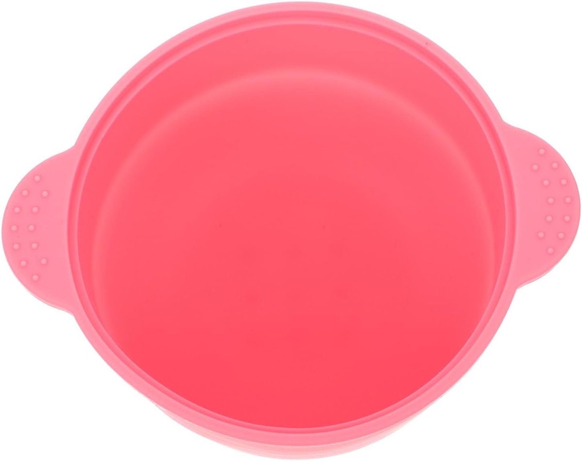 Siliconen Wax Kom - Smelt Container - Harsen Verwijderen - Antiaanbaklaag - 13 x 11 cm - Roze