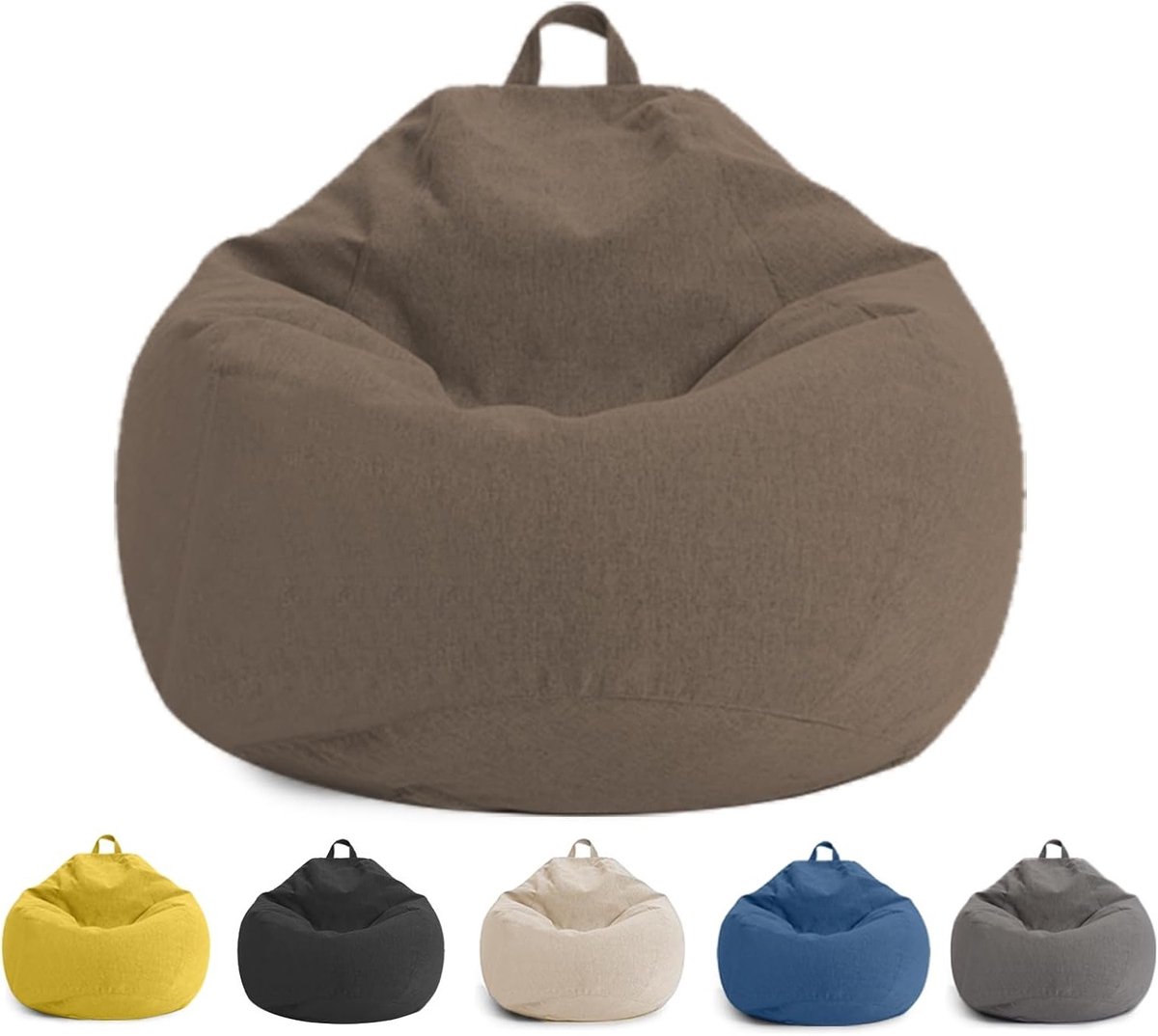 Zitzak voor Kinderen en Volwassenen, Zitzakhoes zonder Vulling, 100 x 120 cm, Perfect voor Slaapkamer, Kantoor en Woonkamer, Comfortabele Zitzak voor Relaxen en Spelen