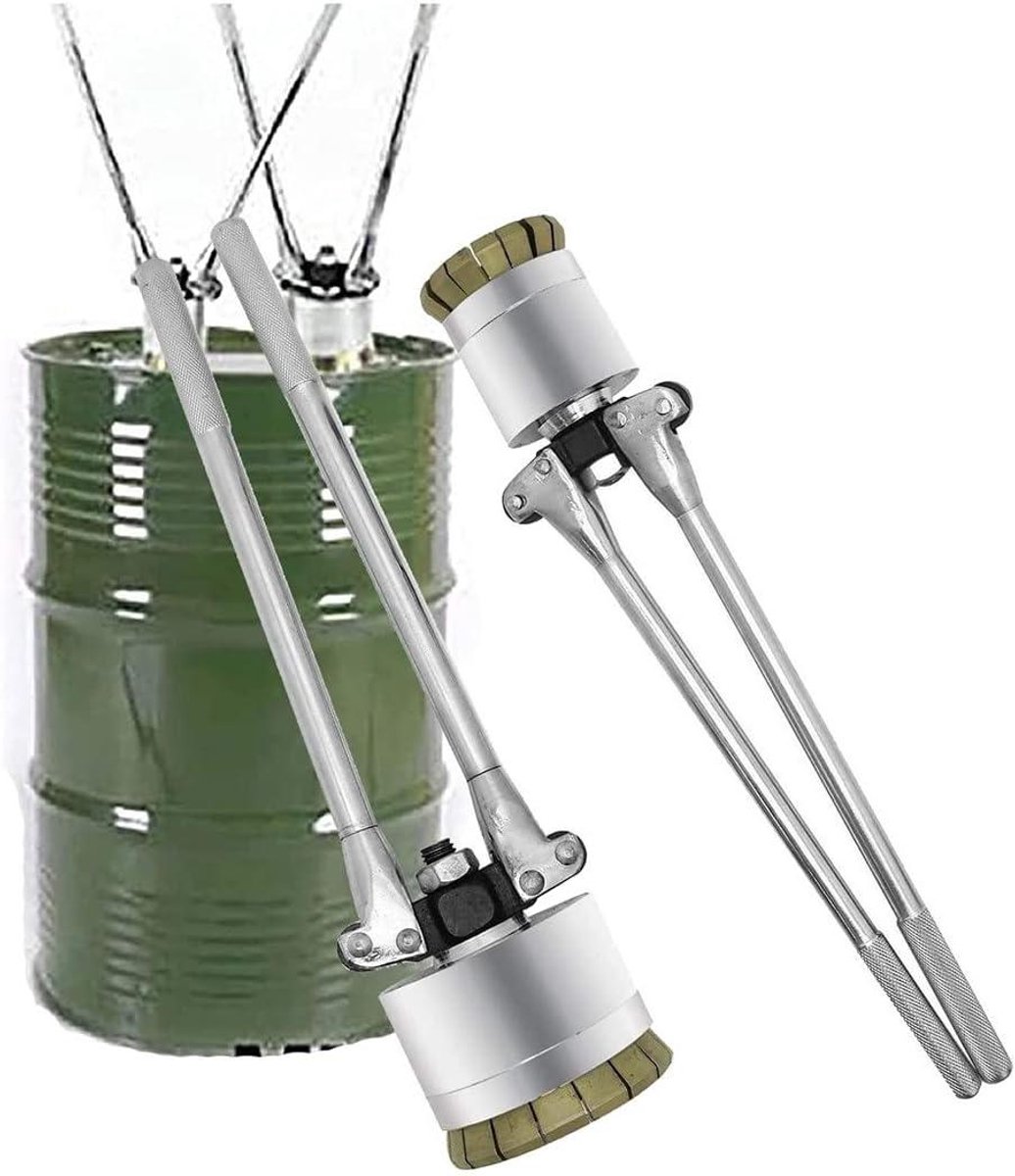 Tang voor olievaten - Vat sluitgereedschap - Vaten afdichten - Dubbele maatvoering - 200 liter vaten - Zilverkleurig