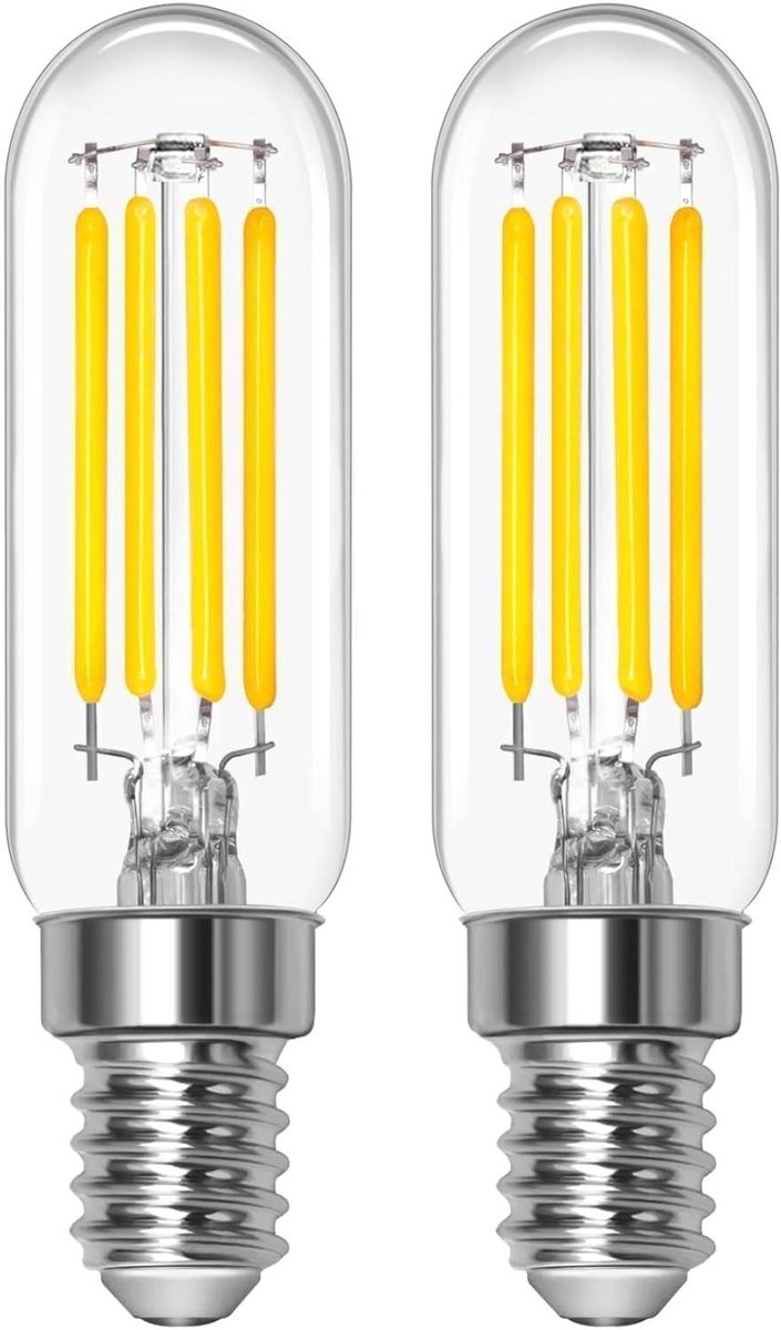 LED Mini Gloeilamp - Koud Wit Lampje - Huis Verlichten - Hoge Kleurweergave - 2 stuks - Koud Wit