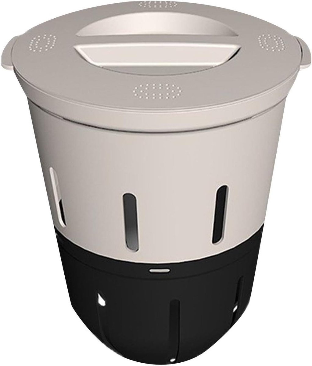 Compostcontainer Tuin - Wormenbak Bodem - Organisch Afval Verwerken - Efficiënte Afbraak - 12.5 Liter - Zwart