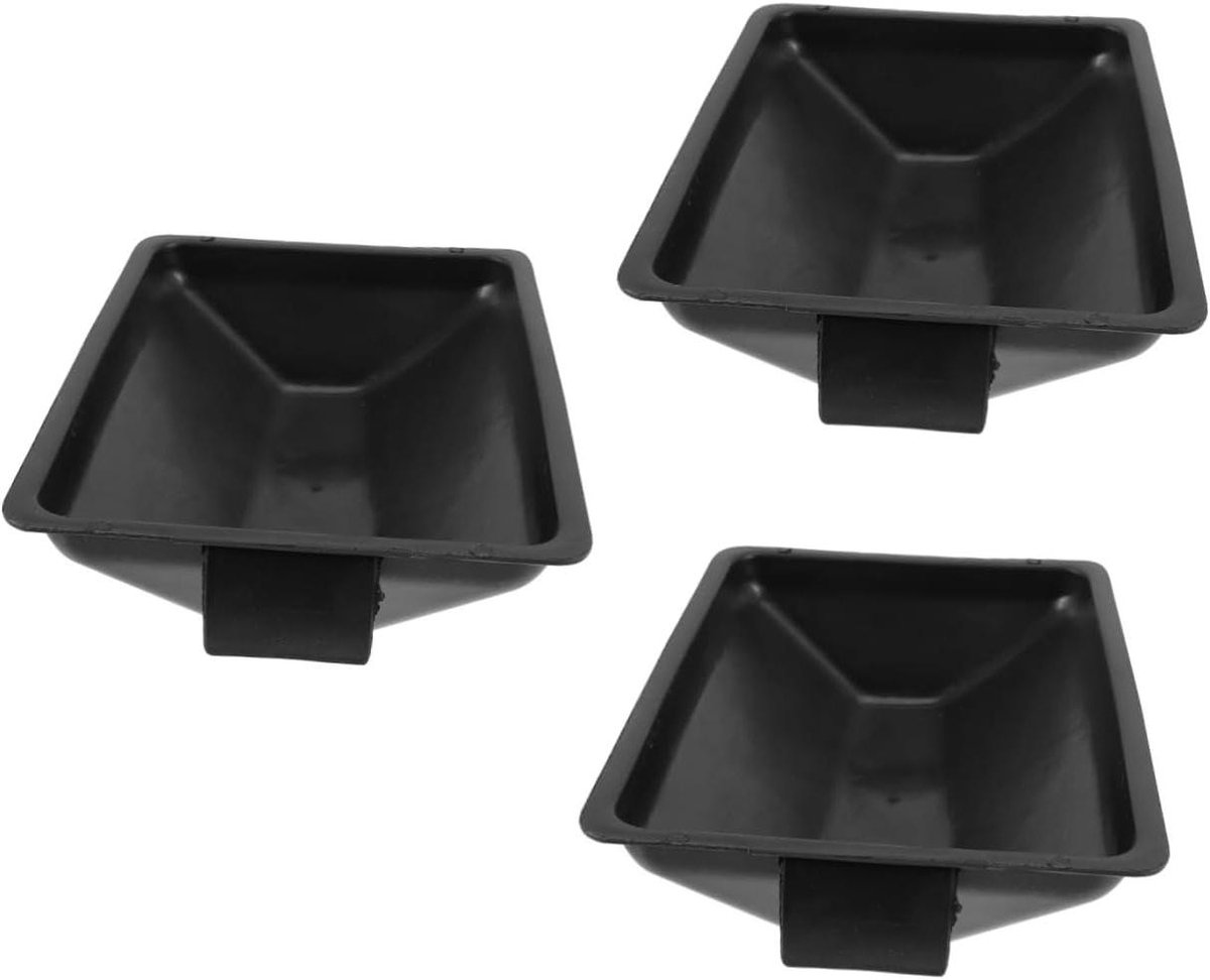 Potje Set - Commode Emmer - Thuiszorg Gemak - Draagbaar en Wasbaar - 32 x 23 x 15 cm - Zwart