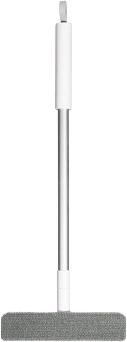 Ruitenreiniger Borstel - Raamwisser Schoonmaker - Stof Verwijderen - Ergonomische Handgreep - 56 x 20.5 cm - Wit