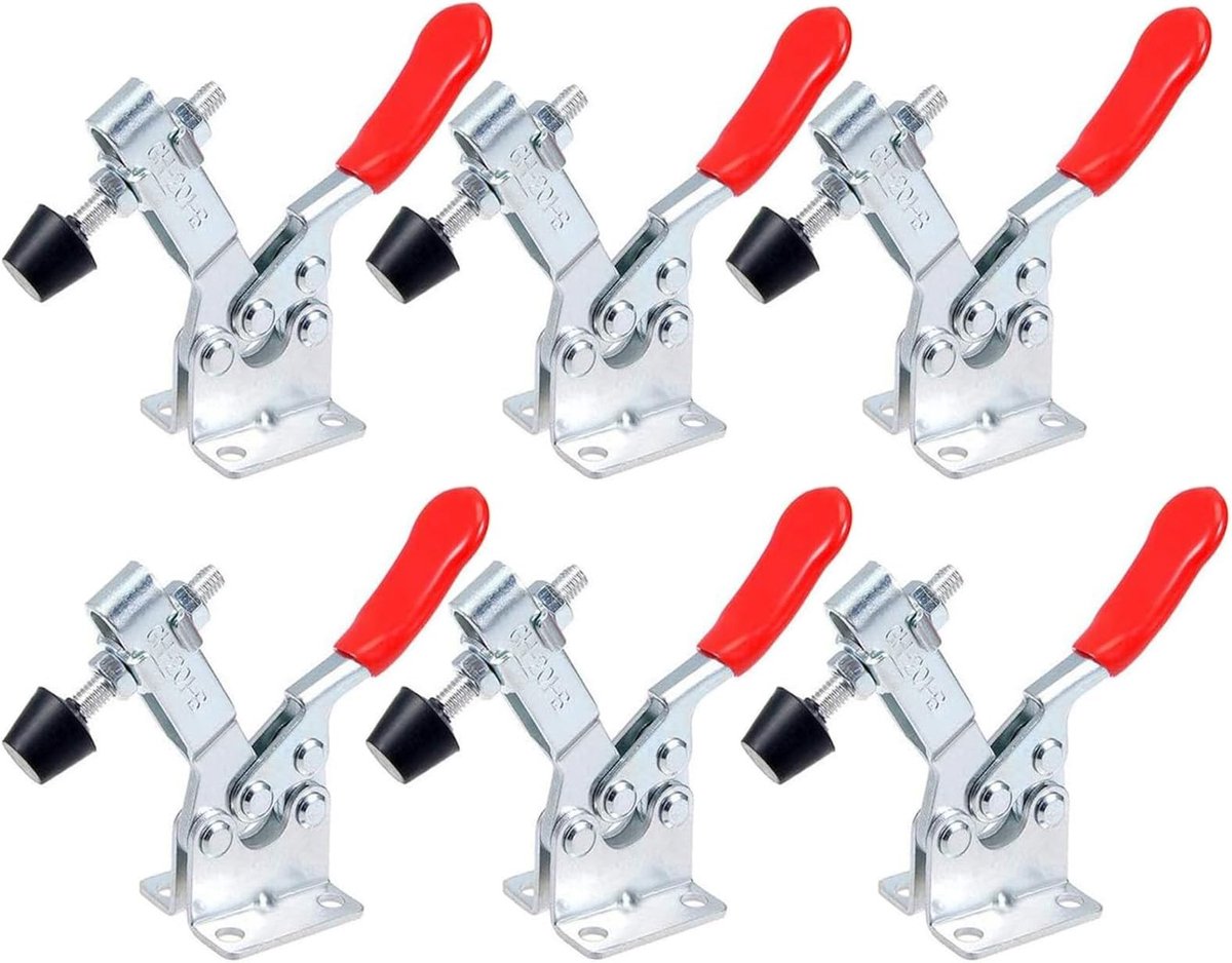 Dailygoody - Rocker Clamp - Metalen Klemmen - Ideaal voor Houtbewerking - 90kg Capaciteit - Verstelbare Klem - Voor Machinale Toepassingen