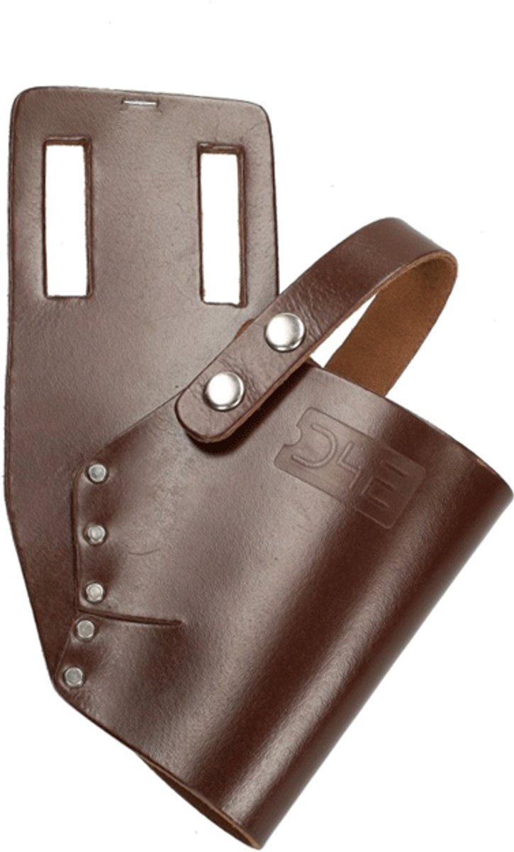 D4E LEDEREN BOOR HOUDER IN DONKER BRUINE FINISH