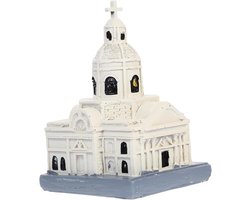ERINGOGO Kerkmodel Ornament van Synthetisch Hars Uniek Zandtafel Decor voor Desktop Spellen Huisdecoratie Geschikt voor Bruiloften Familie Bijeenkomsten