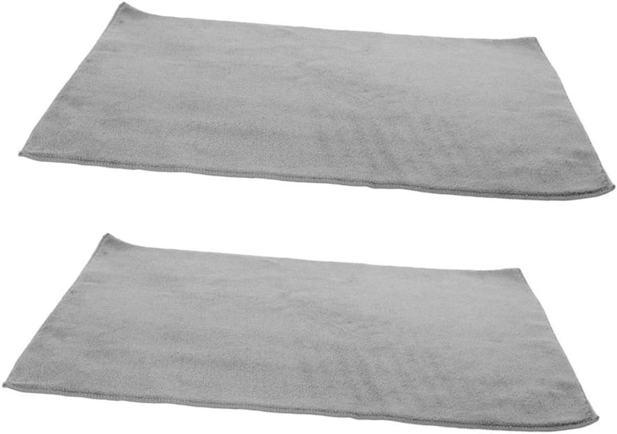 Autoreinigingsdoeken - Washandjes - Auto Poetsen - Superabsorberend - 39x29 cm - Grijs