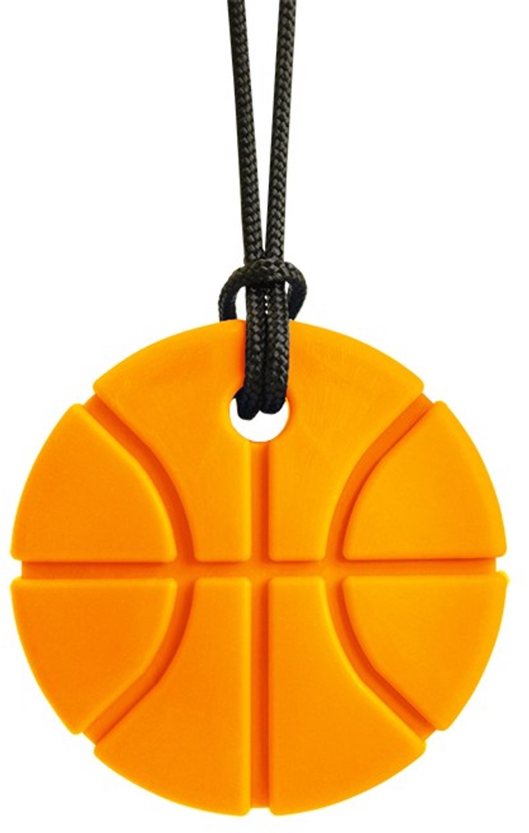 Ark Therapeutics kauwketting basketbal oranje XXT sensorisch speelgoed.