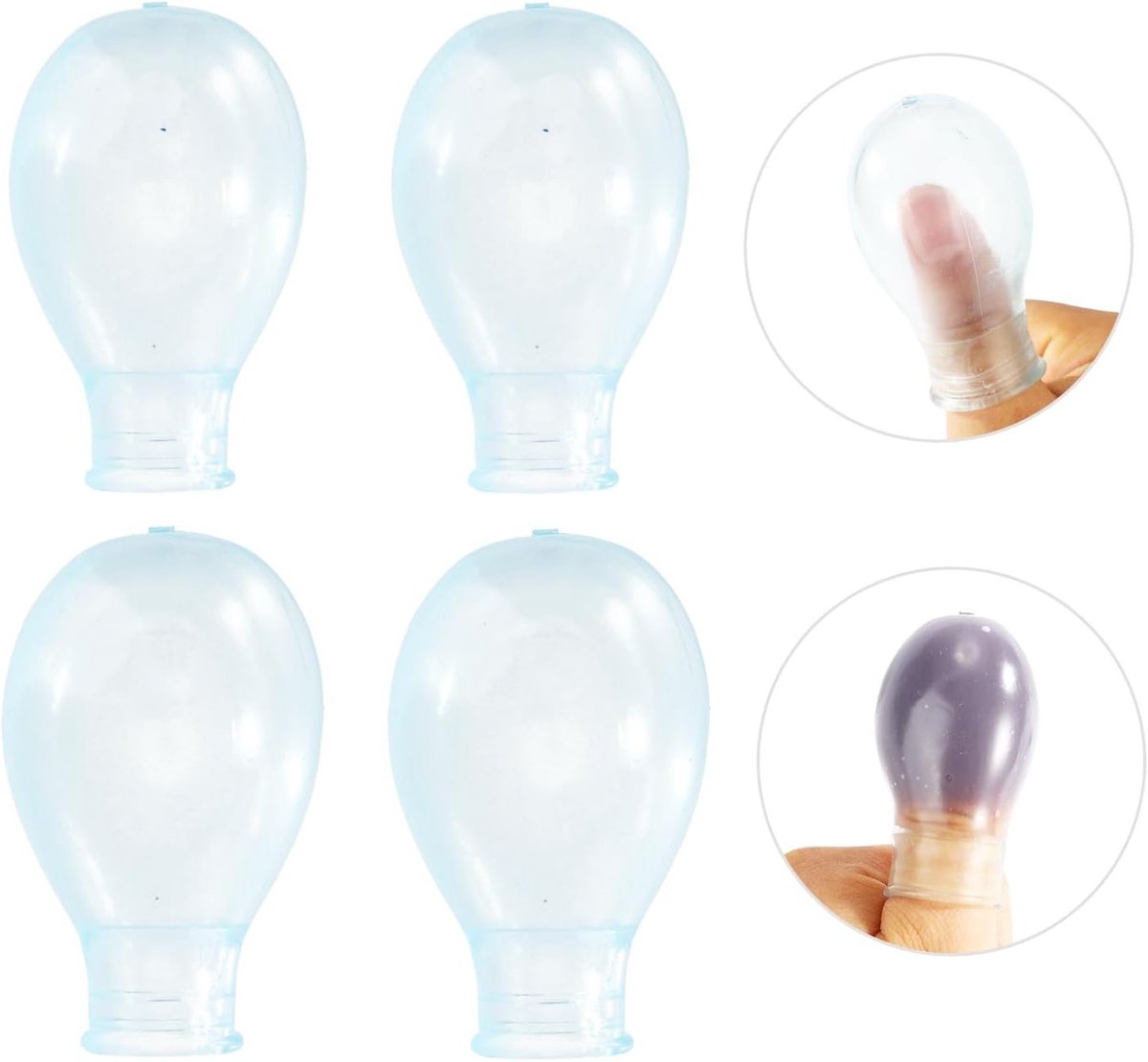 Set van 2 Waterdichte Silicone Beschermers voor Tenen en Vingers - Duurzame Accessoires voor Nagelverzorging, Manicure en Voetverzorging