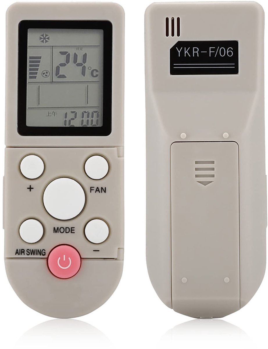 ONF3 - Universele Airconditioner Afstandsbediening - Vervanging voor YKR-F - Slijtvast en Duurzaam - 10 Meter Bereik - Geschikt voor Aircond...
