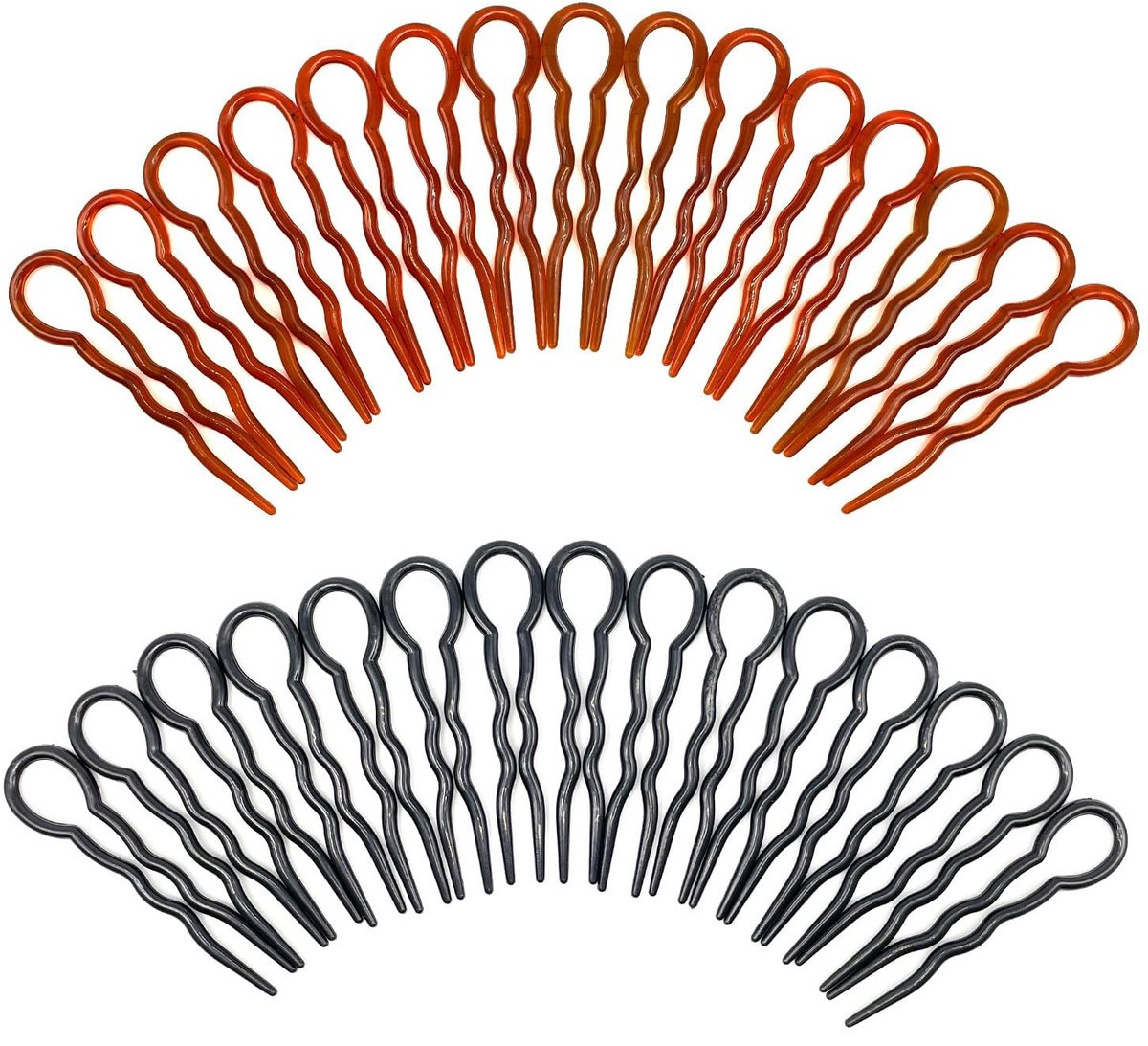aladdien - U-Vormige Haarspelden - Haaraccessoires - 30 Stuks - Voor Vrouwen en Meisjes - Perfect voor styling - Geschikt voor dagelijks gebruik