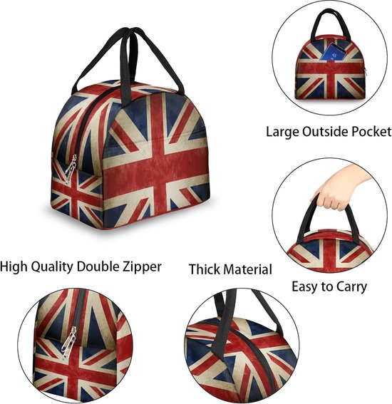 Broodtrommel Tas - Lunchtas - Eten meenemen - Waterdicht en Geïsoleerd - 25 x 17 x 225 cm - Meerdere Kleuren — afbeelding 3