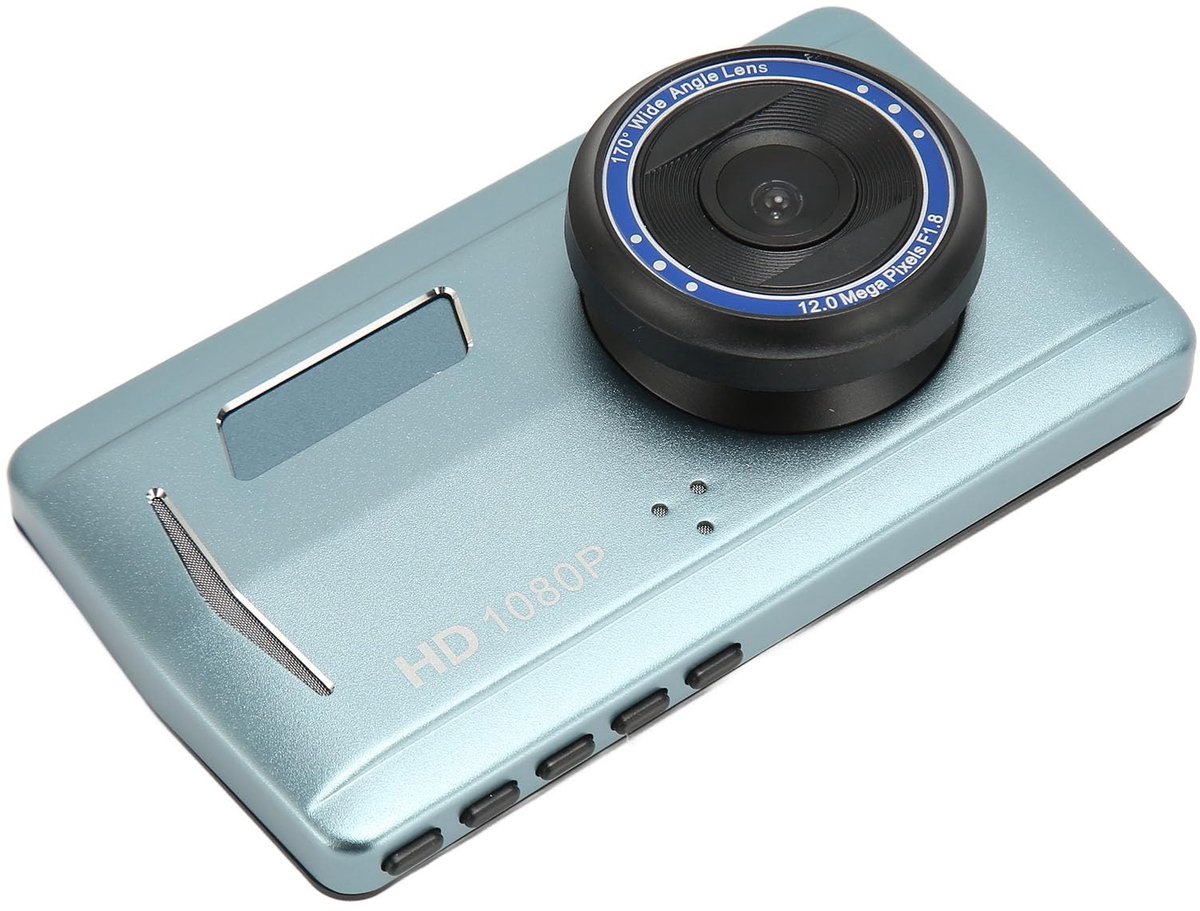 Tomantery Car Dash Cam met Nachtzicht - 4.5 Inch 170° Wide Angle HD Recorder