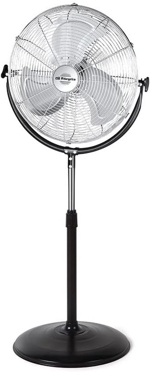 Krachtige Industriële Vloerventilator 45 cm Metalen Rotorbladen 135W