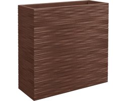 Grote Vierkante Planter Decoratieve Room Divider Hoge Bloempot Kunsthars 80x30cm