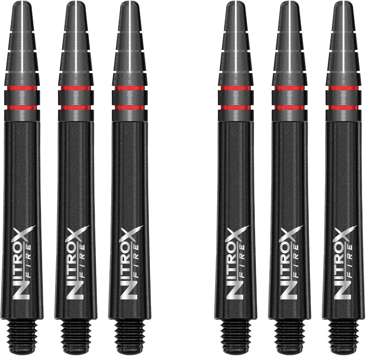 Dartpijlen Assortiment Stelen - Set van 6 Stevige Schachten