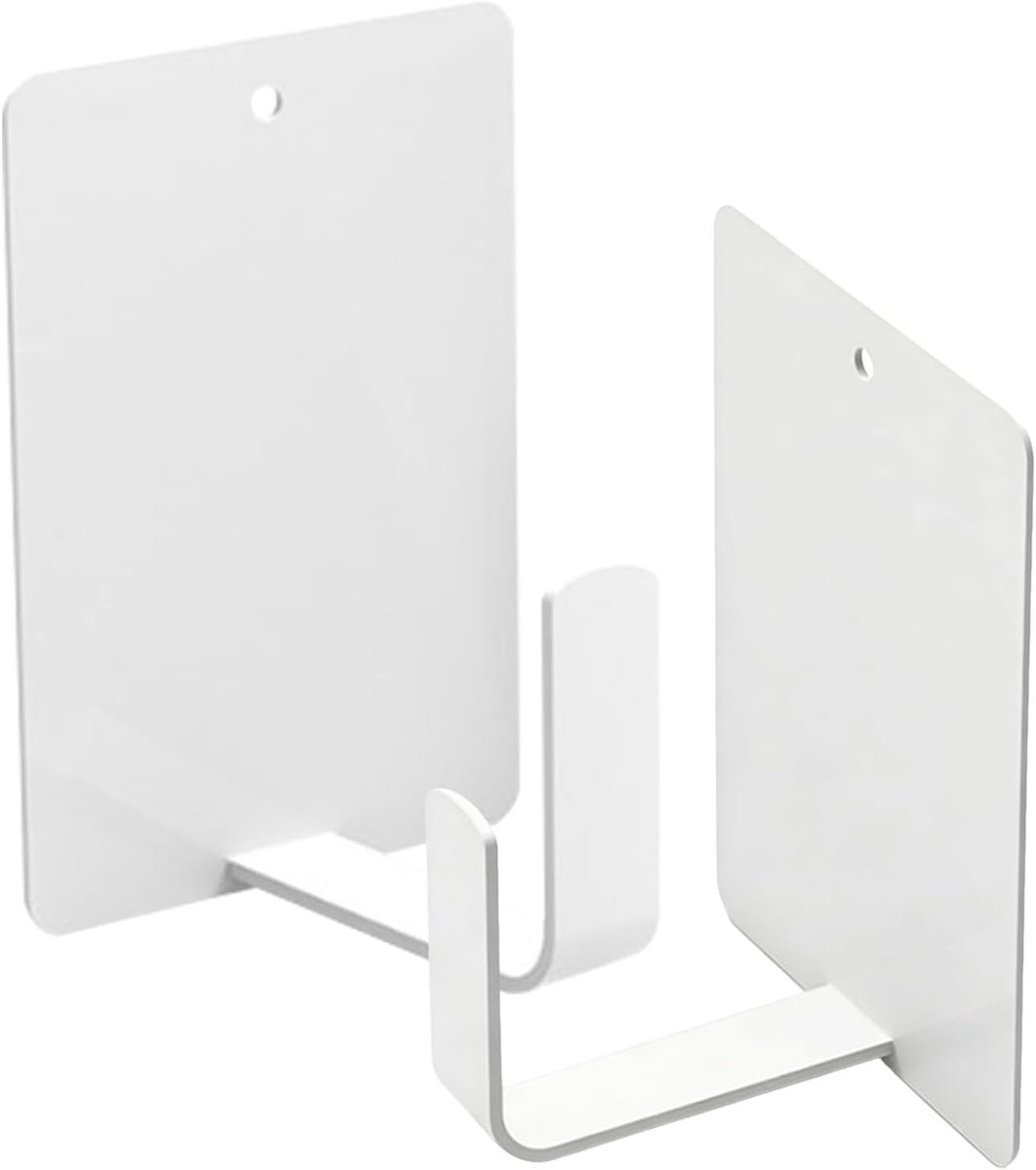 Magnetische Keukenhaken - Koelkast Organizer - Keuken Opbergen - Eenvoudige Installatie - 2 Stuks - Wit