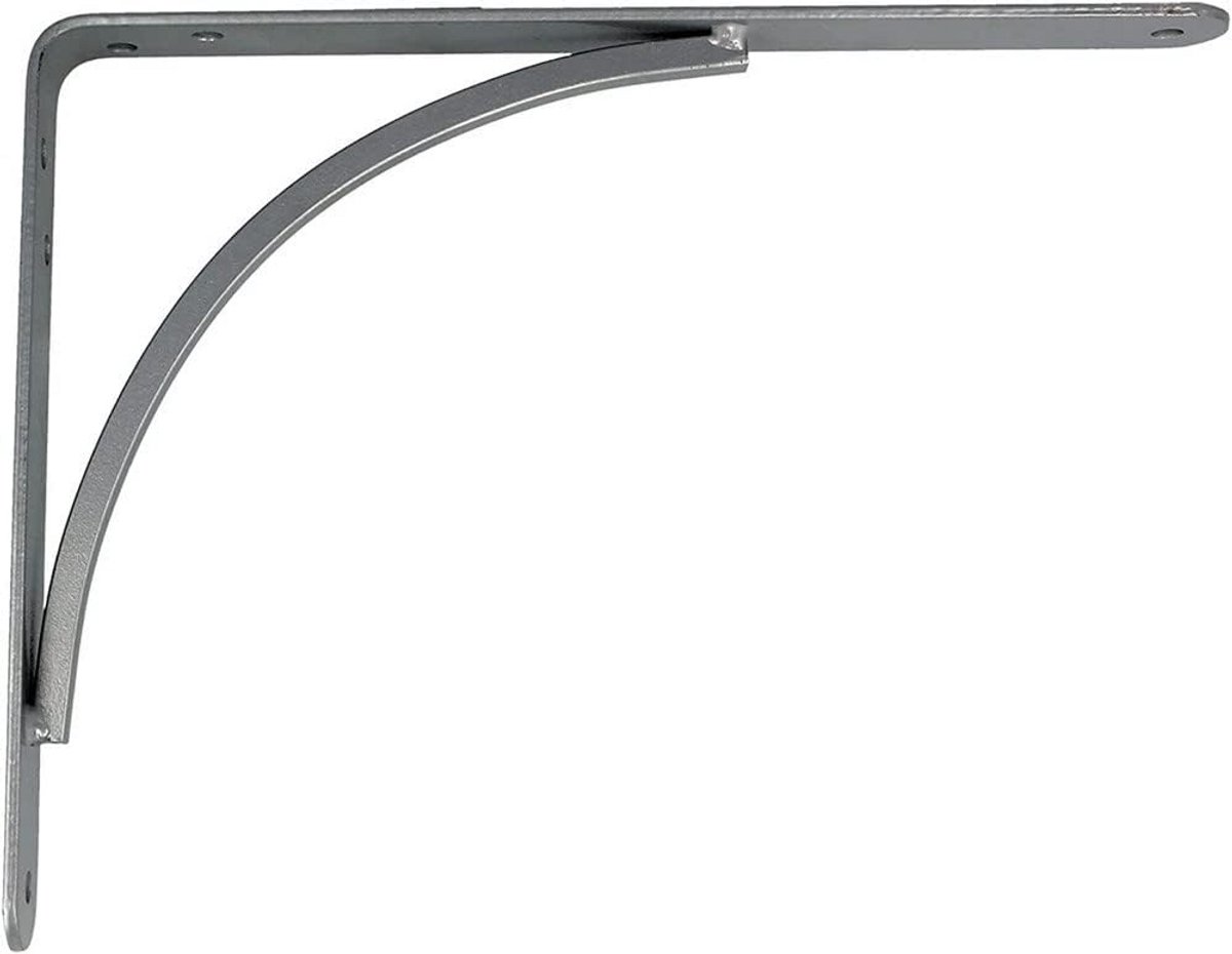 Stevige metalen wandplankbeugel 200x150 mm - Hoeksteun voor zware lasten