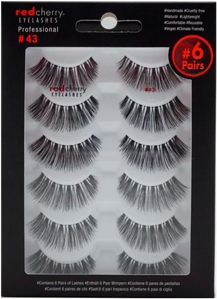 Natuurlijke Glamour Valse Wimpers Volle Lengte (6 Paar)