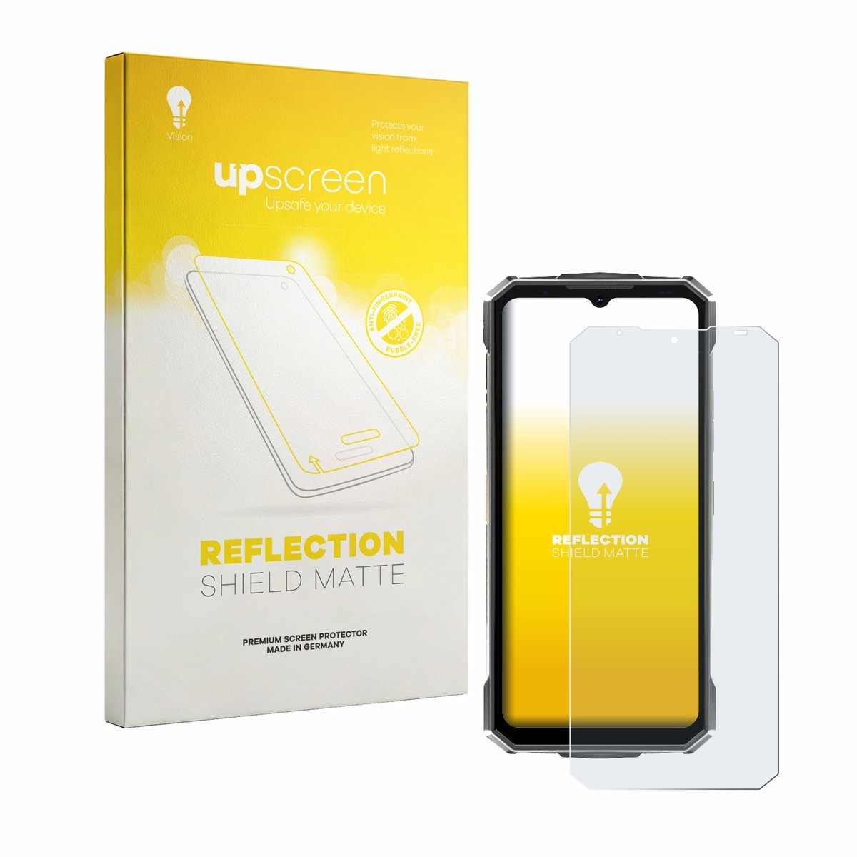 upscreen - Screenprotector voor Doogee Fire 7 Ultra - Folie Beschermfolie anti glare matte
