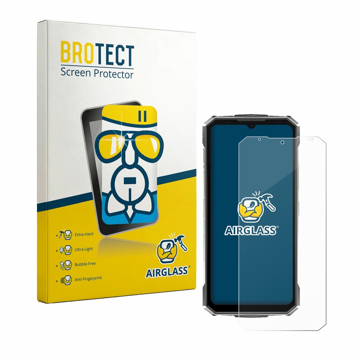 Screenprotector voor Doogee Fire 7 Ultra Beschermglas transparant
