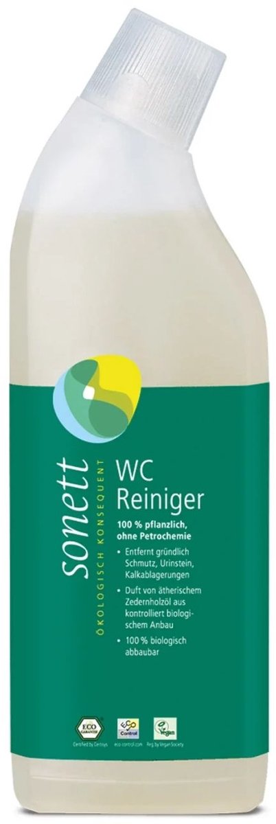 WC Reiniger Zeder-Citronella, 6 x 750 ml, Natuurlijke Toilet Reiniger