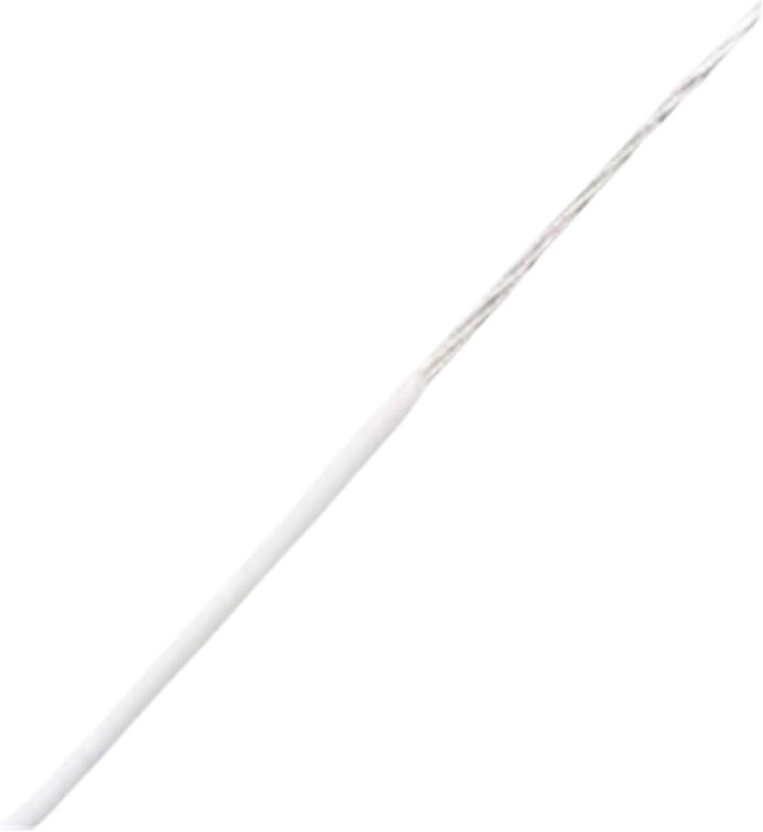 Isolatie Draad - Flexibele Kabel - Elektronica Reparatie - Hoge Geleidbaarheid - 10 Meter - Wit
