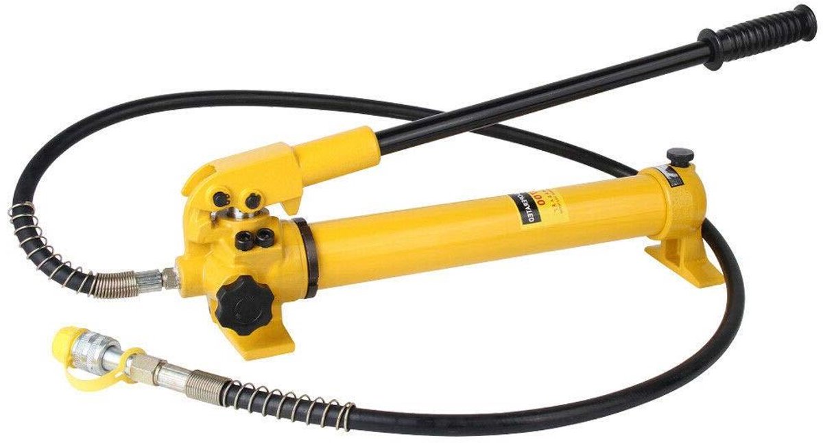 Hydraulische Handpomp - Krachtige Pomp - Cilinders Aandrijven - 700 Bar Druk - 350CC Opslag - Zwart