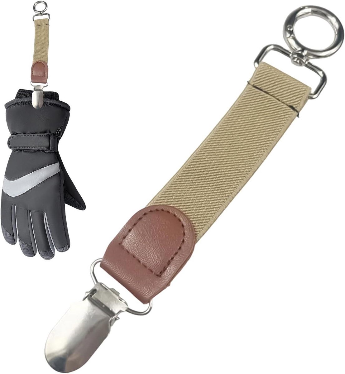 Hoedclip voor tas - Opbergklem houder - Handen vrij houden - Antislip gestructureerd ontwerp