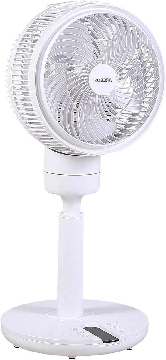 Ventilator - Luchtcirculator - Kamertemperatuur Regelen - 3D Automatische Zwenkfunctie - 55 Watt - Wit