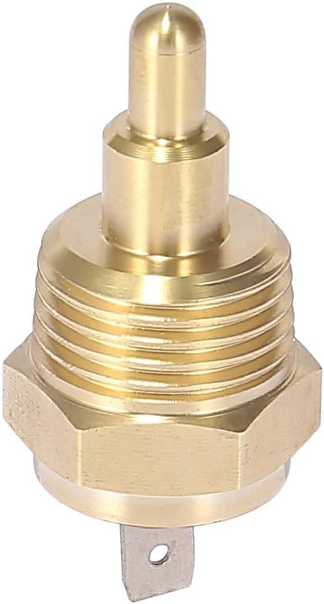 Thermostaat Sensor - Temperatuur Schakelaar - Koelsysteem Onderhoud - Universele Motor Toepassing - 1/2" NPT - Messingkleur