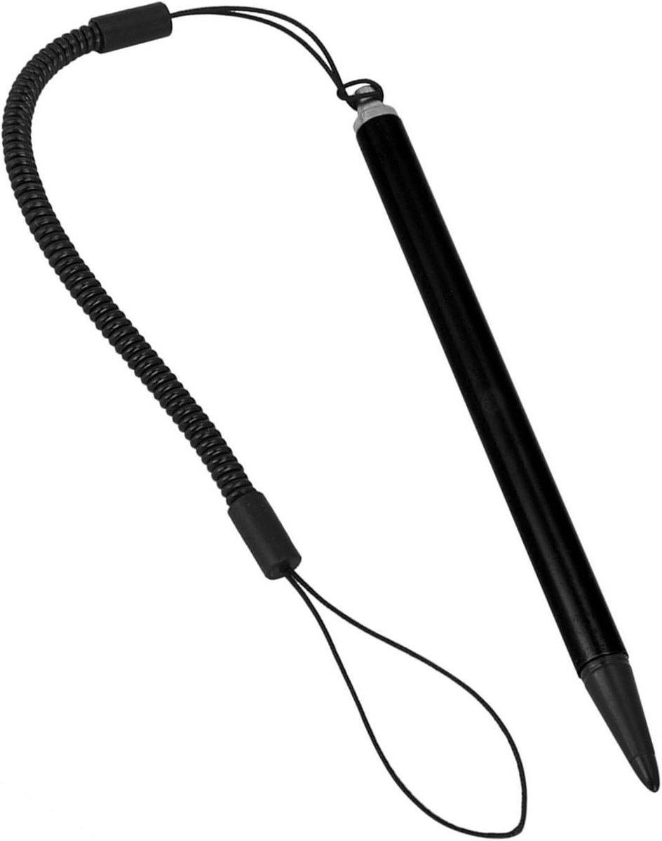 Touchscreen Pen - Stylus Pen - Precisie Invoer - Veerkabel Ontwerp - 12.5 cm - Zwart