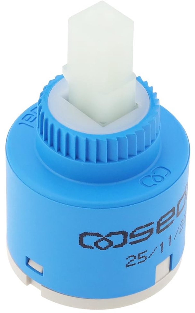 aladdien - Vervangende Kraanpatroon - Geluidsarm - Blauw - Keramische Cartridge - Ideaal voor Keuken - 35 mm