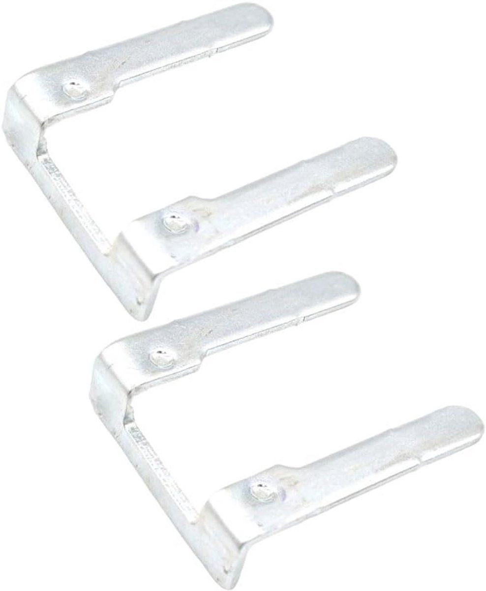 Hogedrukreiniger Klem - Waterslang Koppeling - Tuinonderhoud - Stevige metalen bouw - 2 stuks - Zilverkleurig