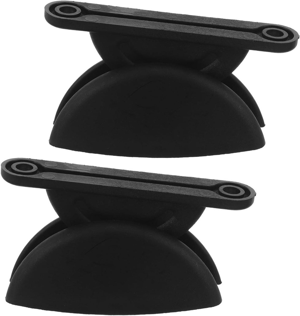 Douchedeur Reisgrendel - Deurvanger Camper - Veilige Deuren - Robuuste Constructie - 6.5 cm - Zwart
