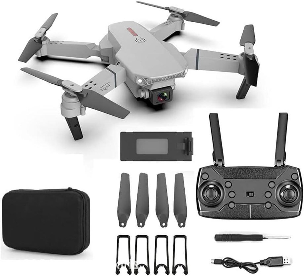 Drone met Camera - RC Vliegtuig - Luchtfotografie Maken - GPS Return Home Functie - 25 cm - Wit