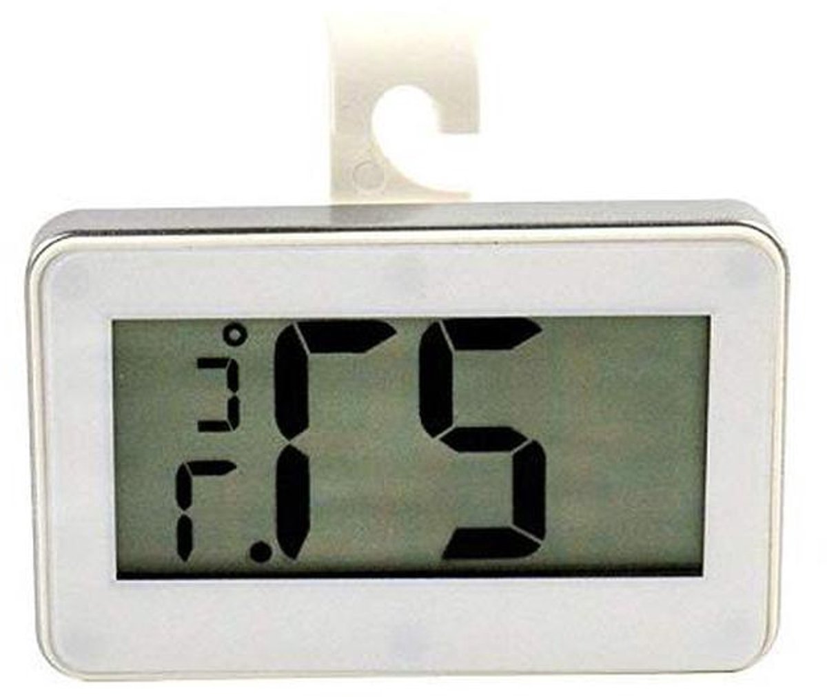 Koelkast Thermometer - Vriezer Temperatuurmeter - Voedsel Bewaren - Vorst Alarm - 6.7 x 2.5 x 1cm - Wit