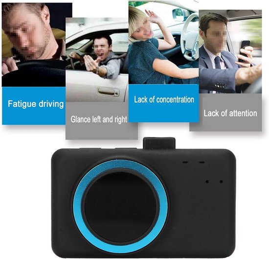 Rijwaarschuwing Apparaat - Anti-slaap Monitor - Veilig Rijden - Gevoelige Detectie - 17 x 11 x 8 cm - Zwart — afbeelding 5