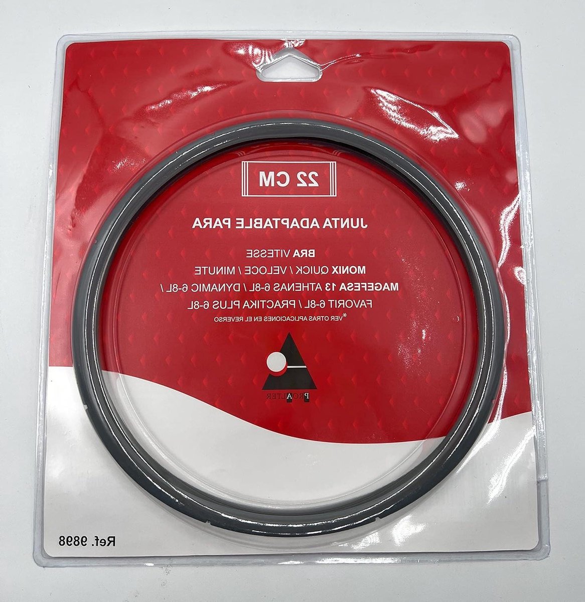 Drukpan Ring - Afsluiter - Onderdeel Vervangen - Specifieke Maat - 22 cm - Grijs