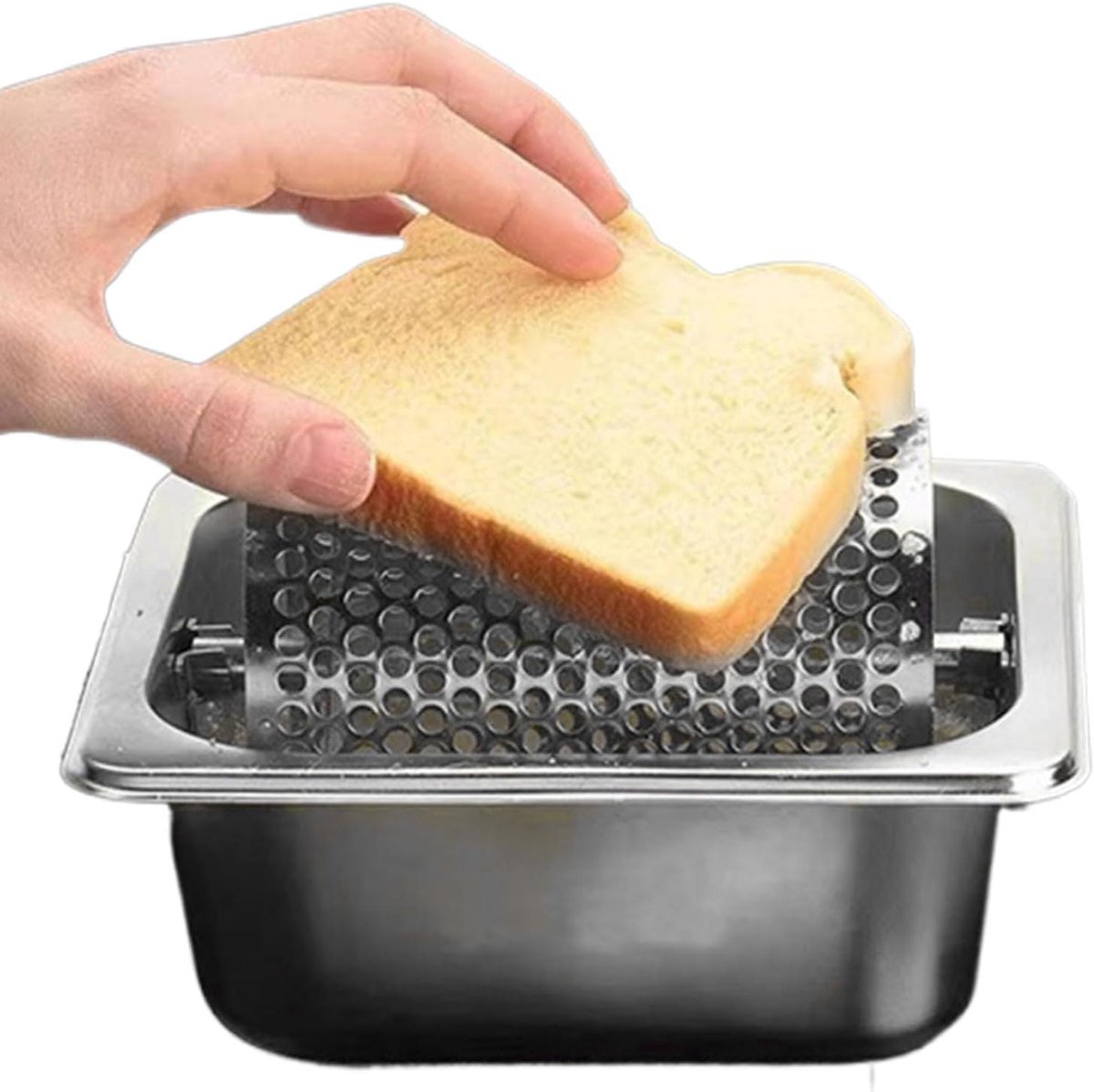 Boterwiel - Boterroller - Gelijkmatig Smeren - Roestvrij Staal - 17.5 cm - Zilverkleurig