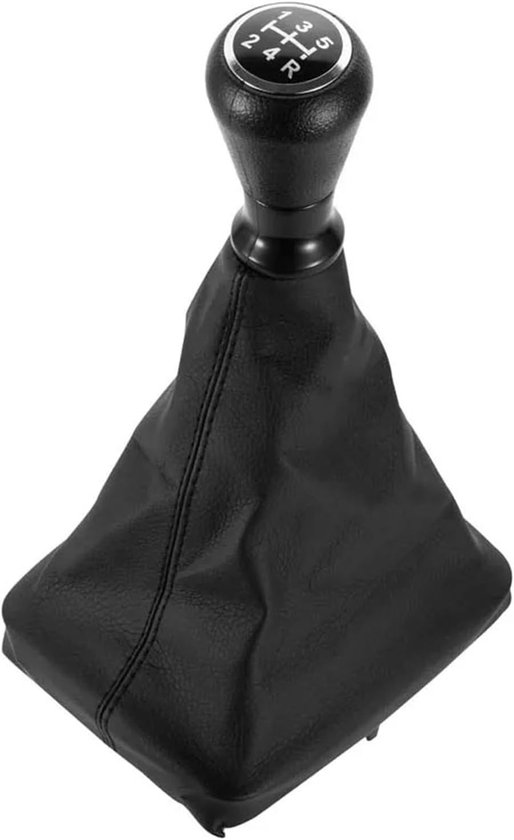 Versnellingspook Knop - Schakelhendel Set - Auto Interieur Upgrade - Ergonomisch Comfort - 5 Versnellingen - Zwart — afbeelding 4