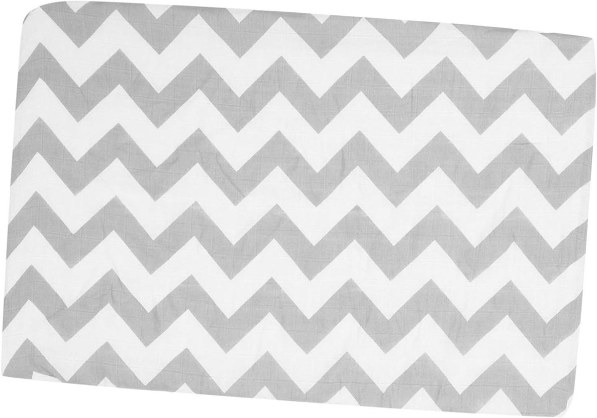 Aankleedkussenhoes Baby - Luierhoes Katoen - Comfortabele Verschoonmomenten - Elastisch en Ademend - 81x41 cm - Diverse Kleuren