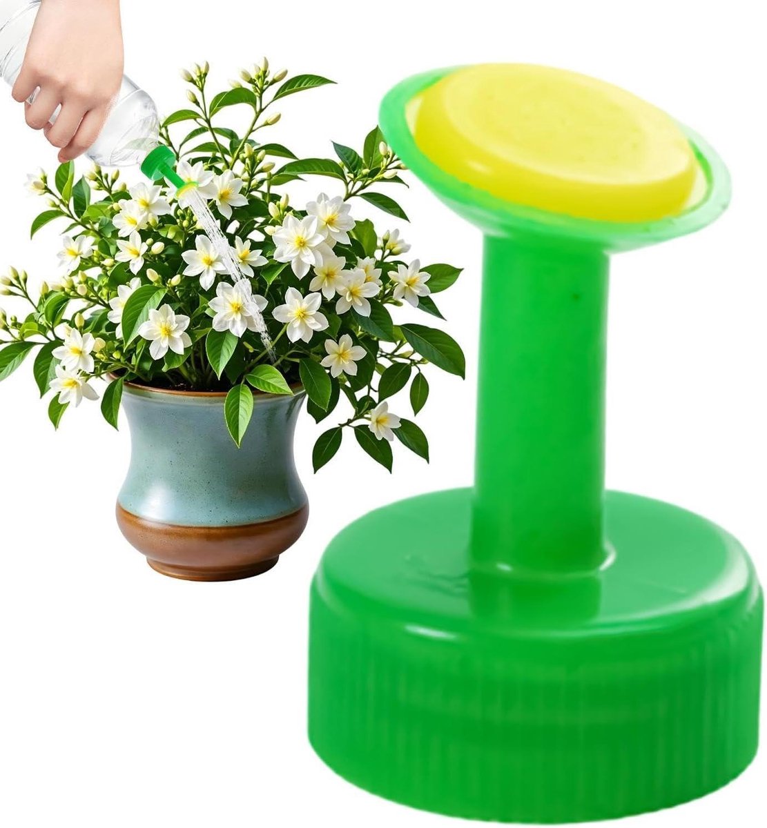 Flessendop Sprinkler - Waterfles Adapter - Planten Water Geven - Gelijkmatige Verdeling - 3 cm Hoog - Diverse Kleuren