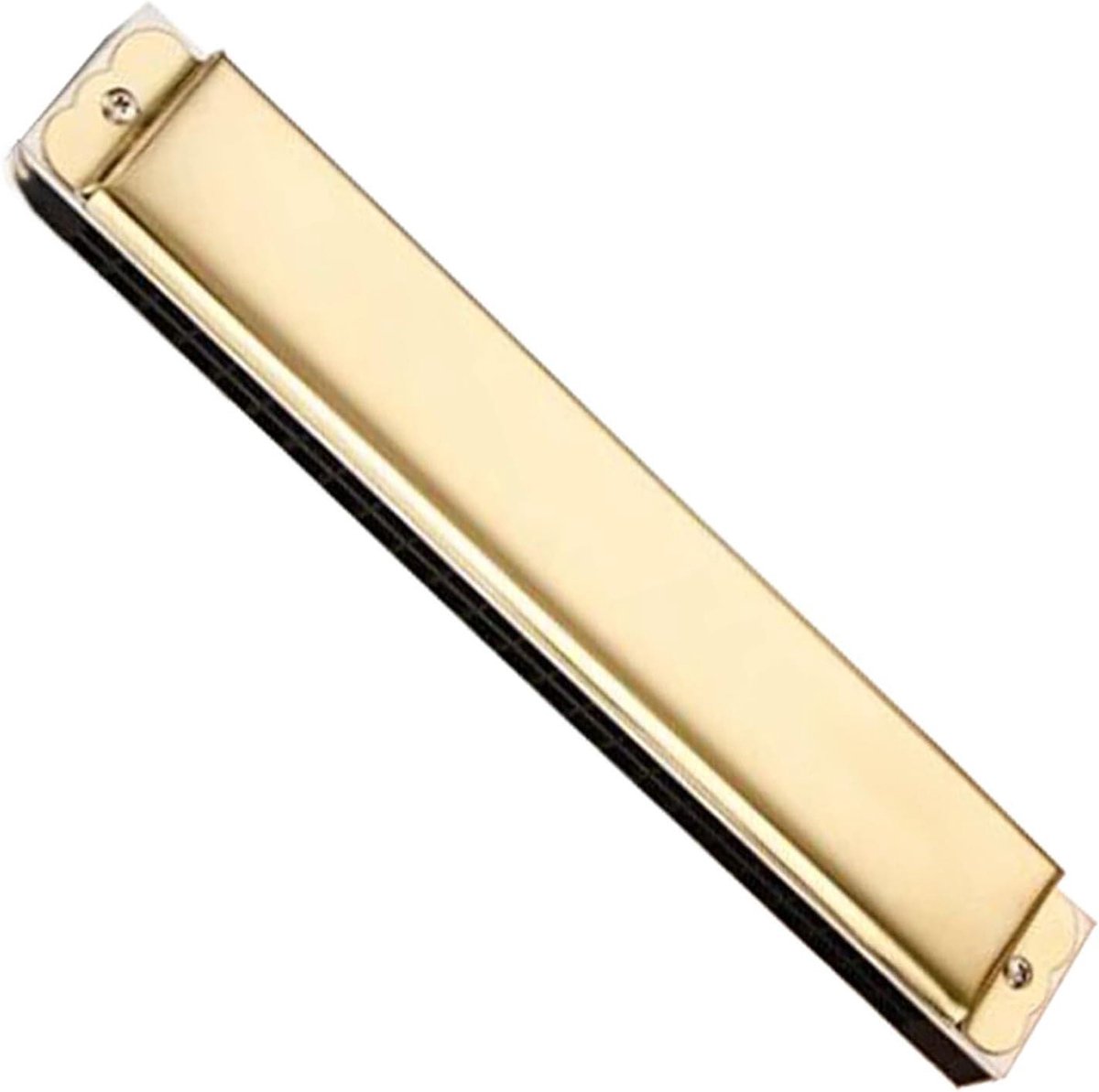 Mondharmonica - Vibrato Harp - Muziek Maken - 24 Gaten - Compact Formaat - Goud