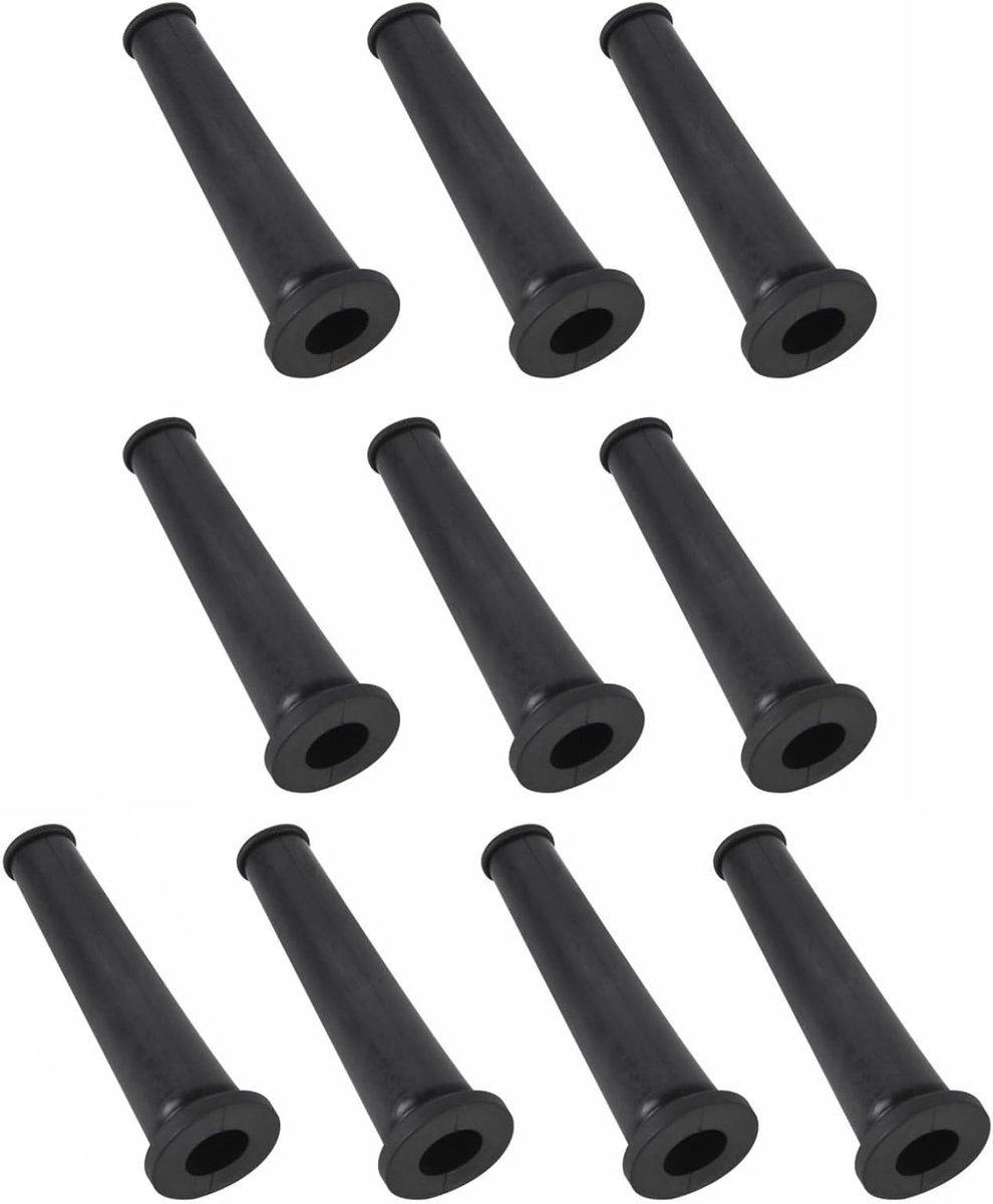 Rubberen kabelbeschermers voor elektrische apparaten - 10 stuks, strain relief, kabelsleeves en boorkappen